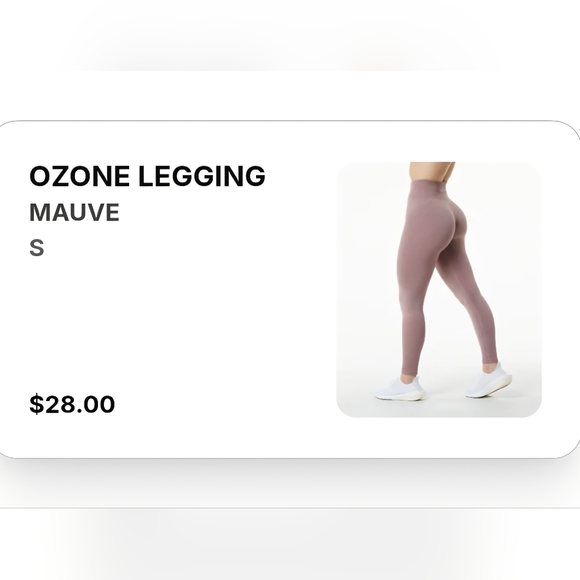 Alphalete Pants - Alphalete Mauve Leggings